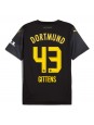 Borussia Dortmund Jamie Bynoe-Gittens #43 Vieraspaita 2024-25 Lyhythihainen